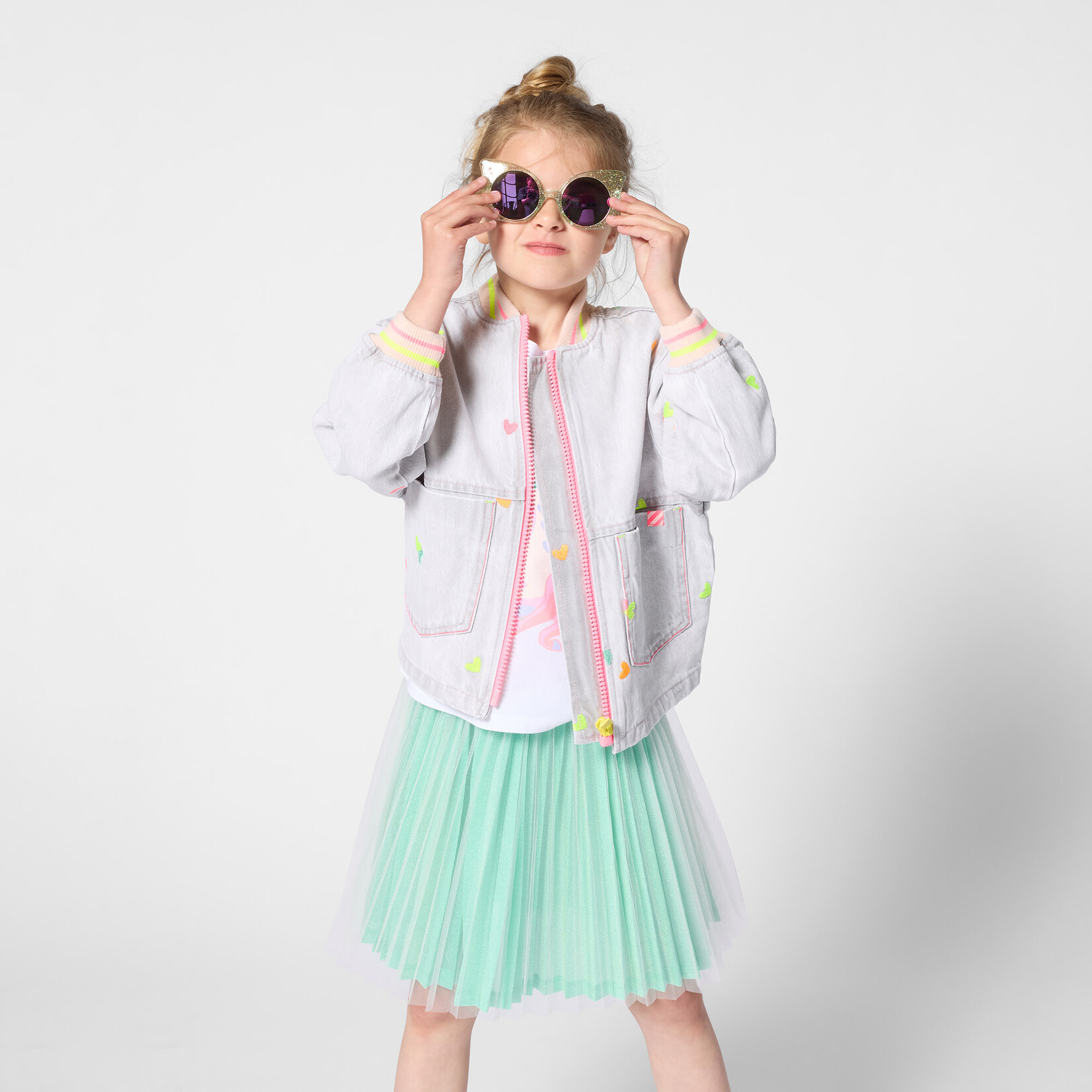 BILLIEBLUSH JUPE MAILLE DISCORD GREEN U21868