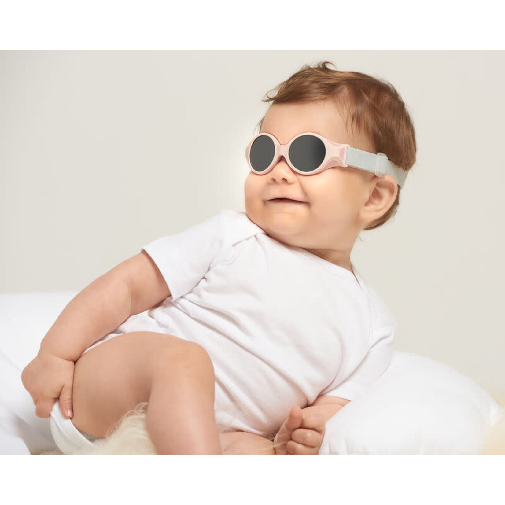 Zonnebril 0-9M HOOFDBAND BABY Glee chalk pink