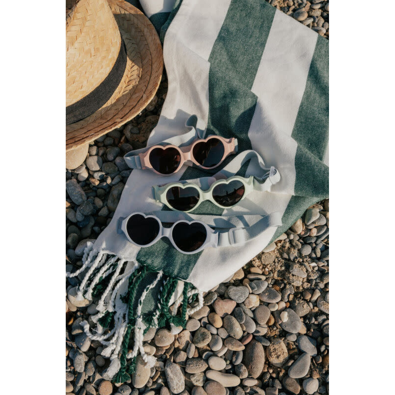 Zonnebril 0-9M HOOFDBAND BABY HART Cotton Candy