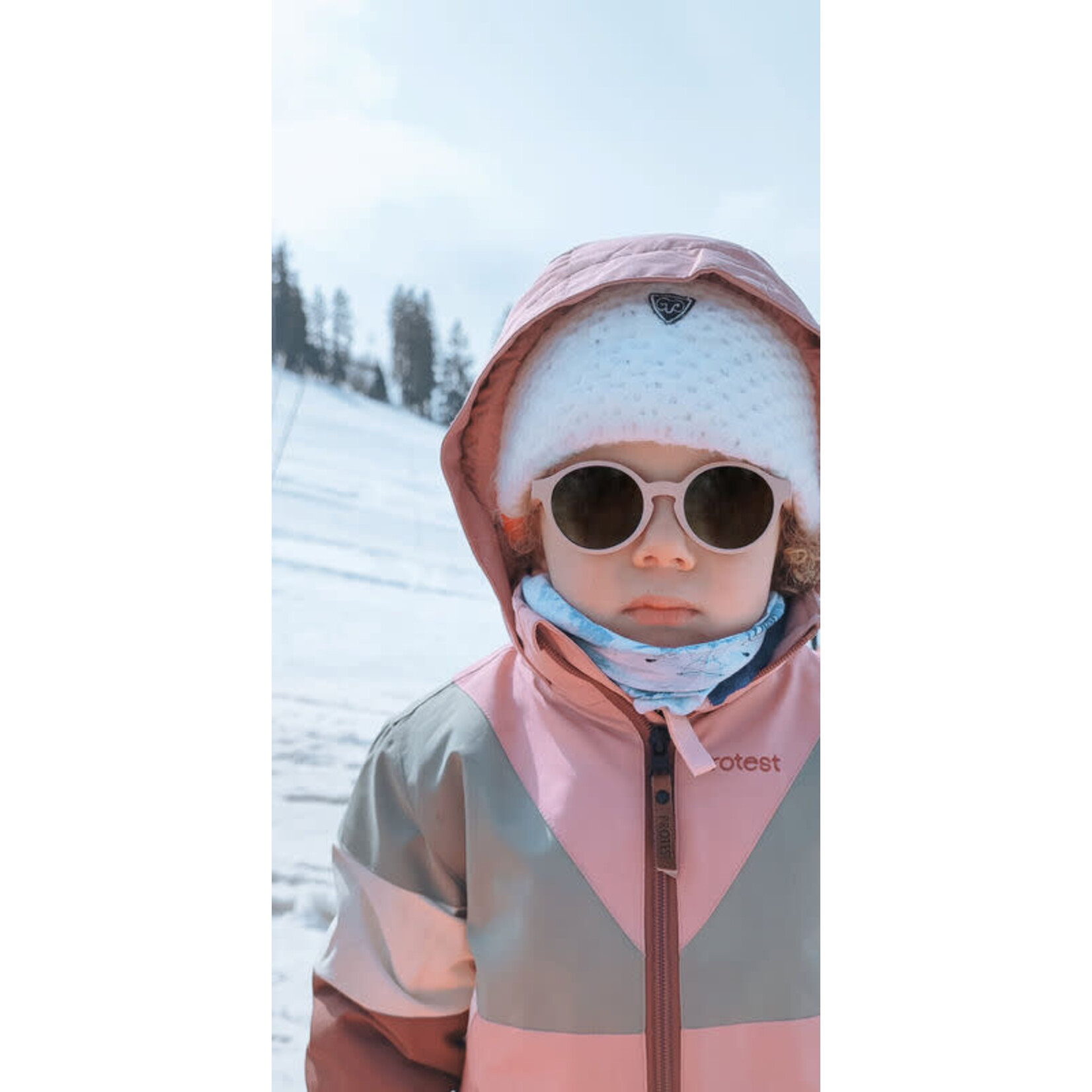 Zonnebril 2-4Y Merry misty rose