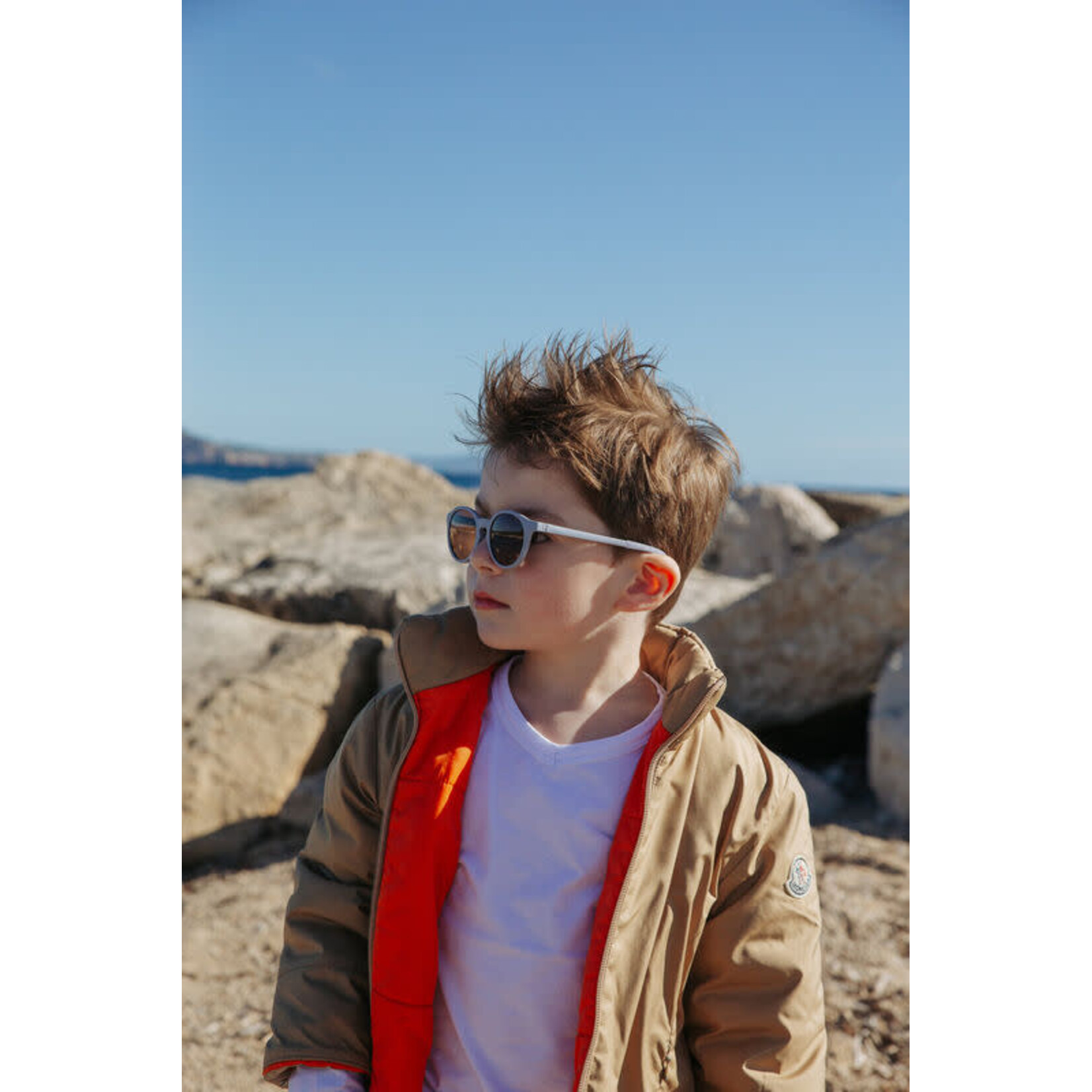 Zonnebril 4-6 jaar CASUAL Kiezel