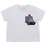 Natini T-SHIRT POCKET BOAT WHITE