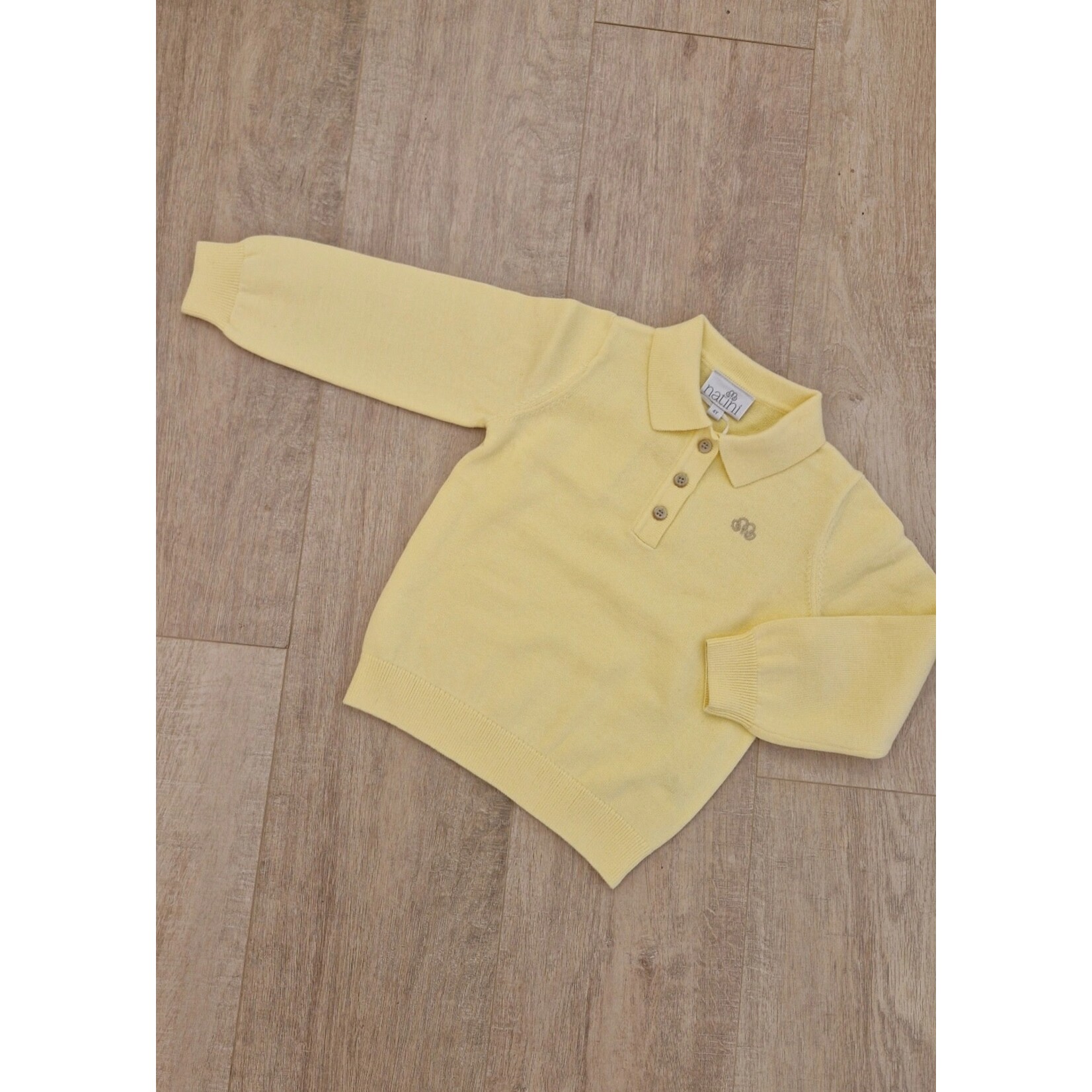 Natini POLO TRICOT BRAD YELLOW