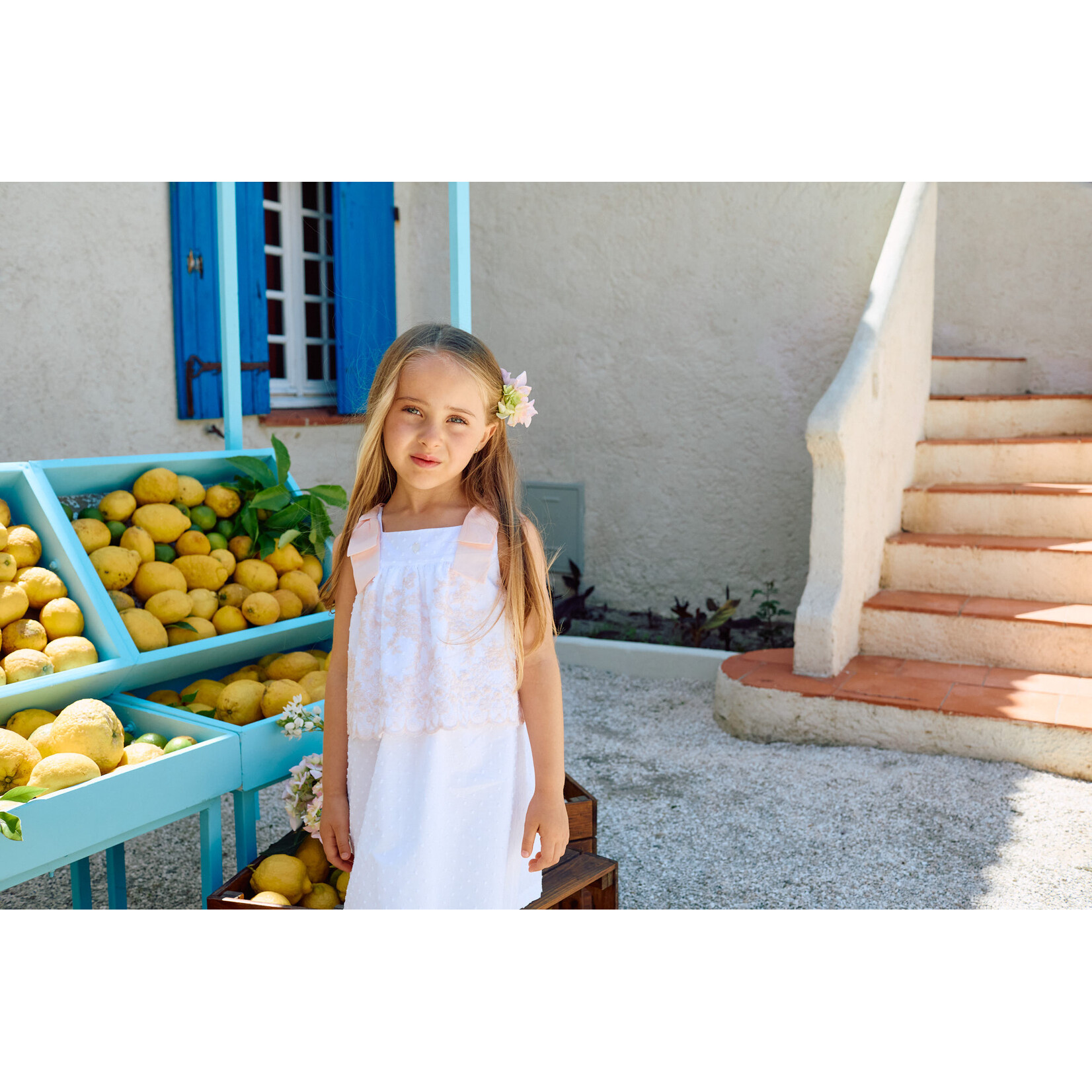 Patachou VESTIDO - MINO GIRL COLORS - VERÃO 2026 SALMON