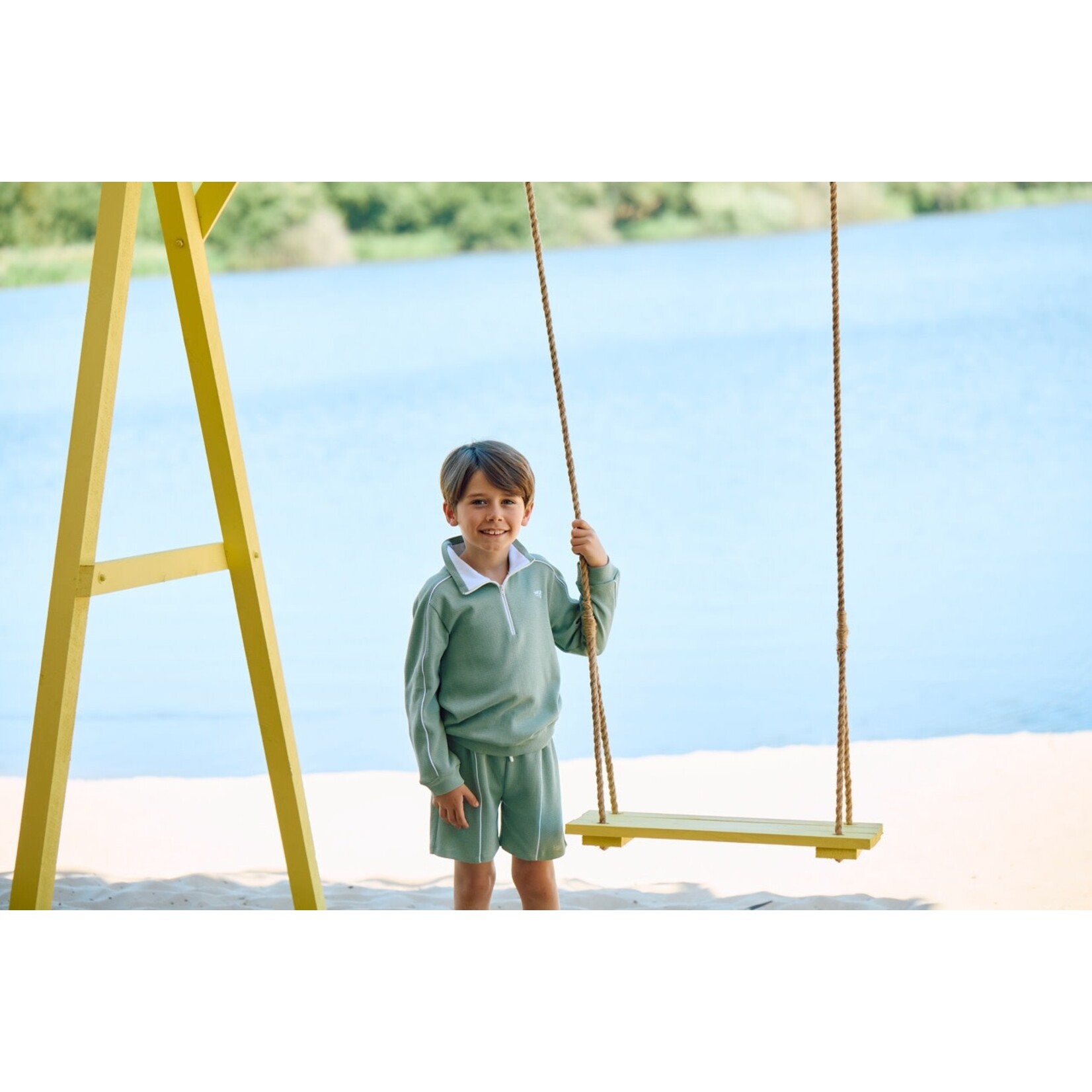 Patachou SET MENINO  VERÃO 2026 SAGE GREEN