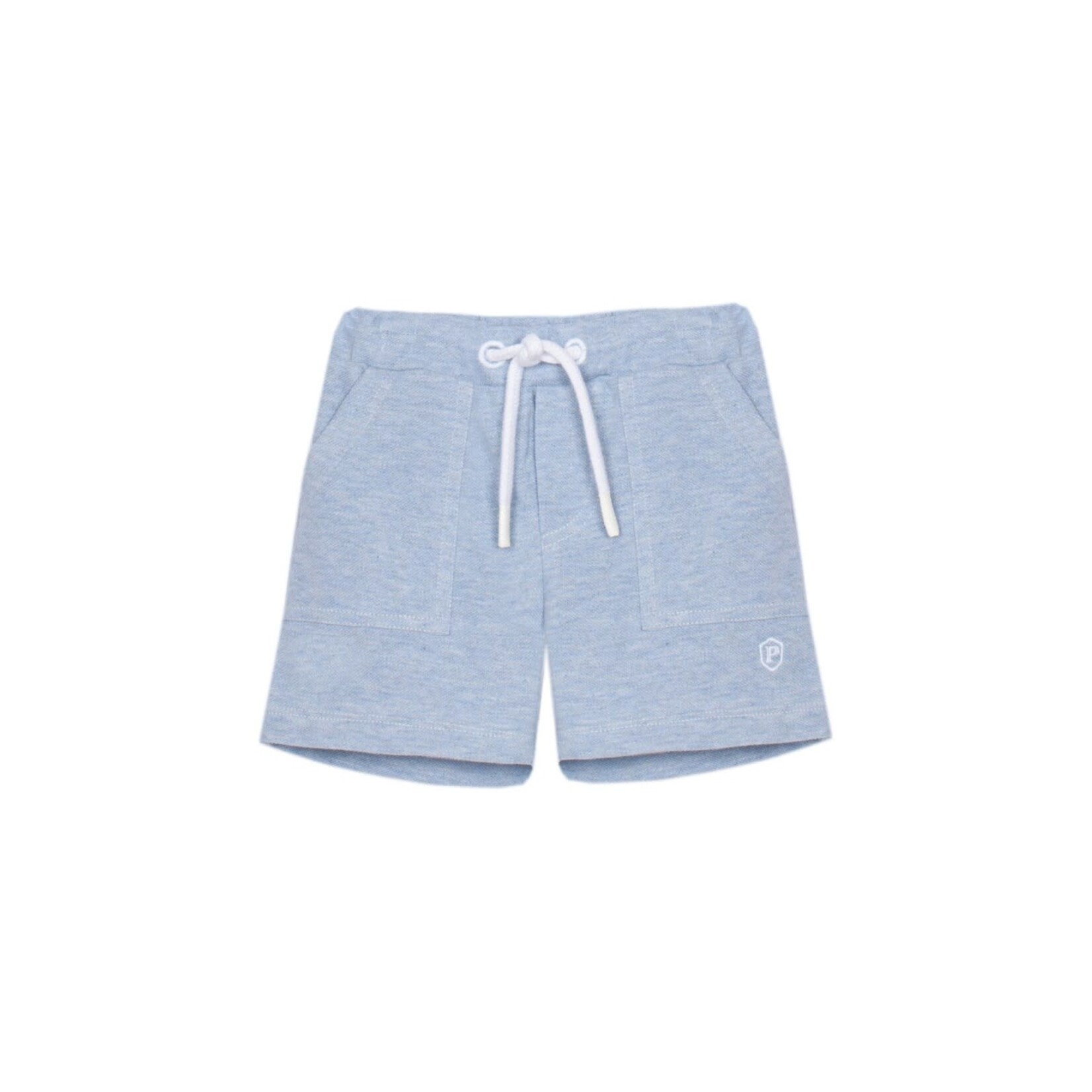 Patachou CALÇÃO - MINI BOY SOFT BLUE - VERÃO 2026 PALE MELANGE BLUE S24-45
