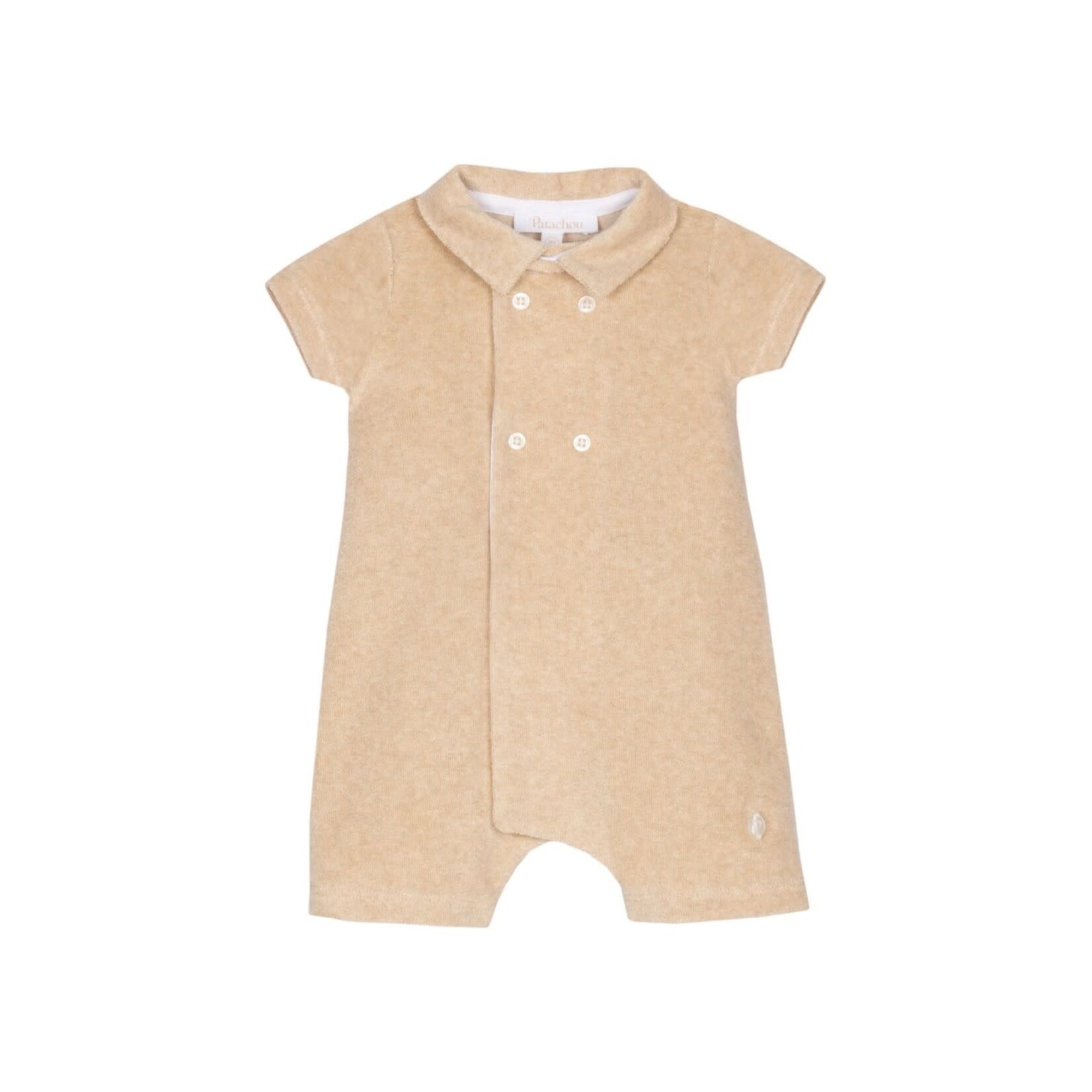 Patachou MACACÃO - NEWBORN COLORS - VERÃO 2026 BEIGE