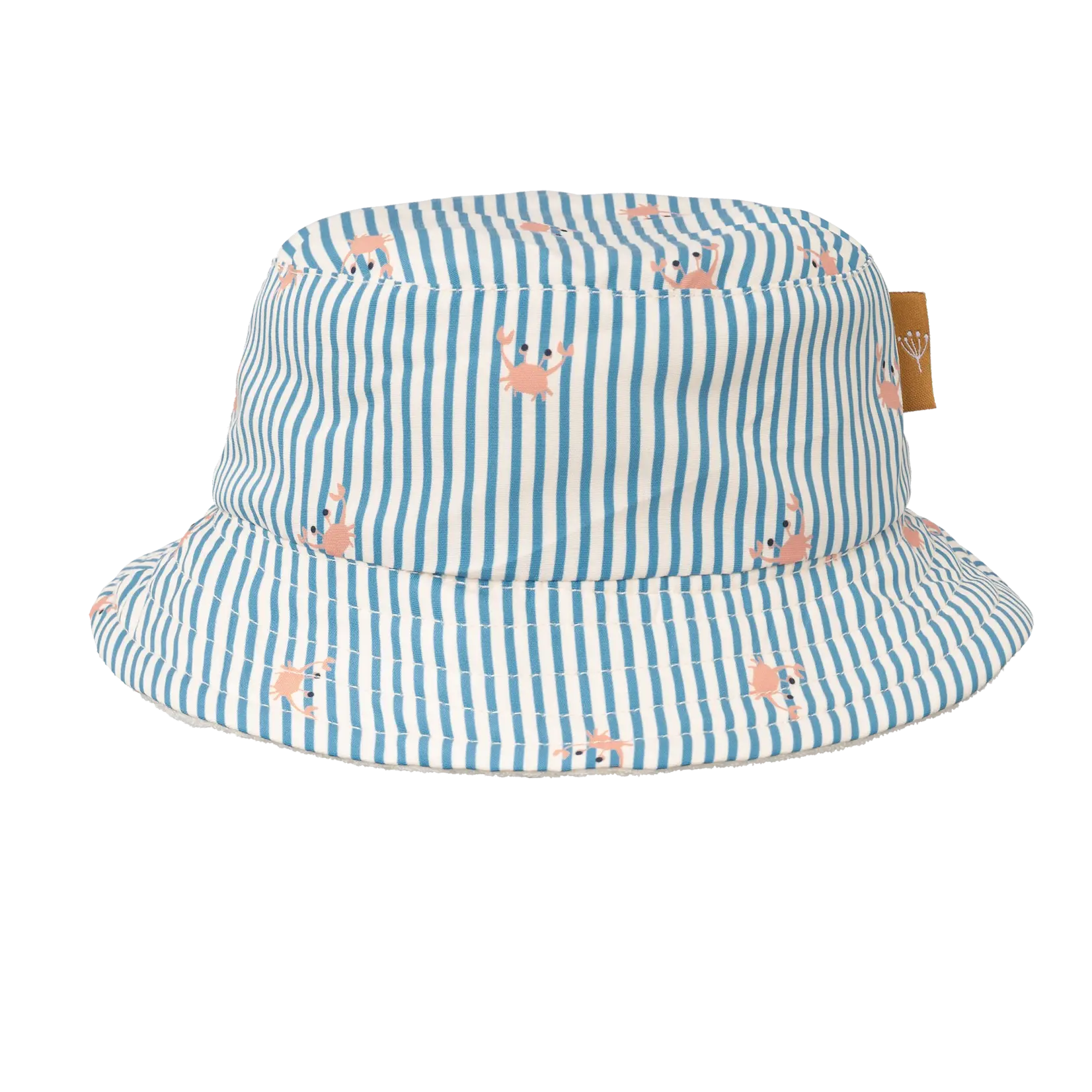 Fresk UV Bucket hat Stripes crab boys