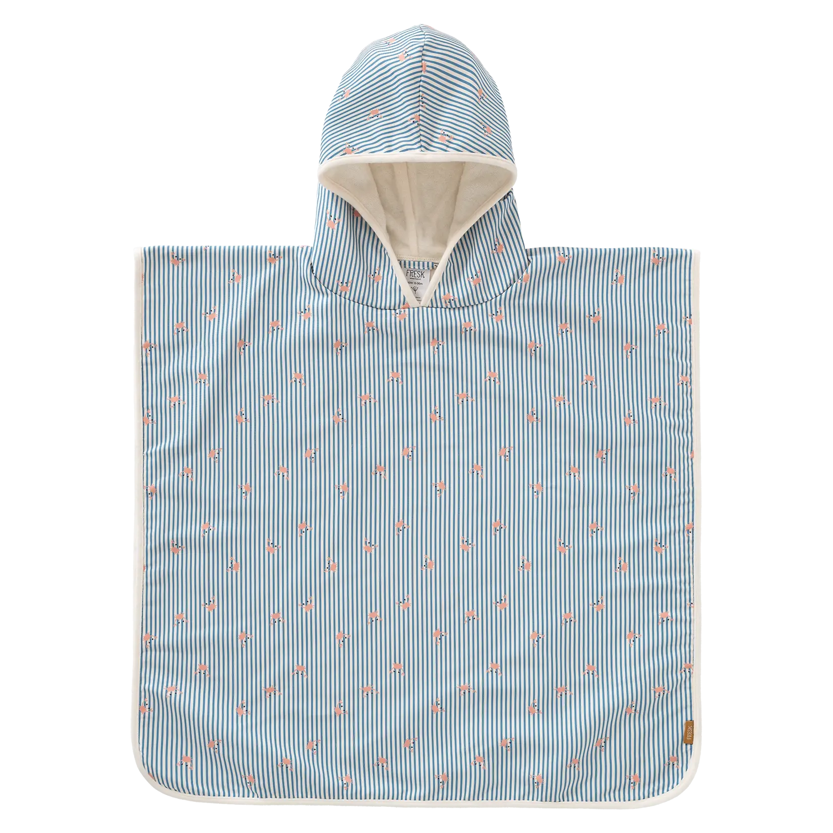 Fresk UV Poncho Stripes crab boys