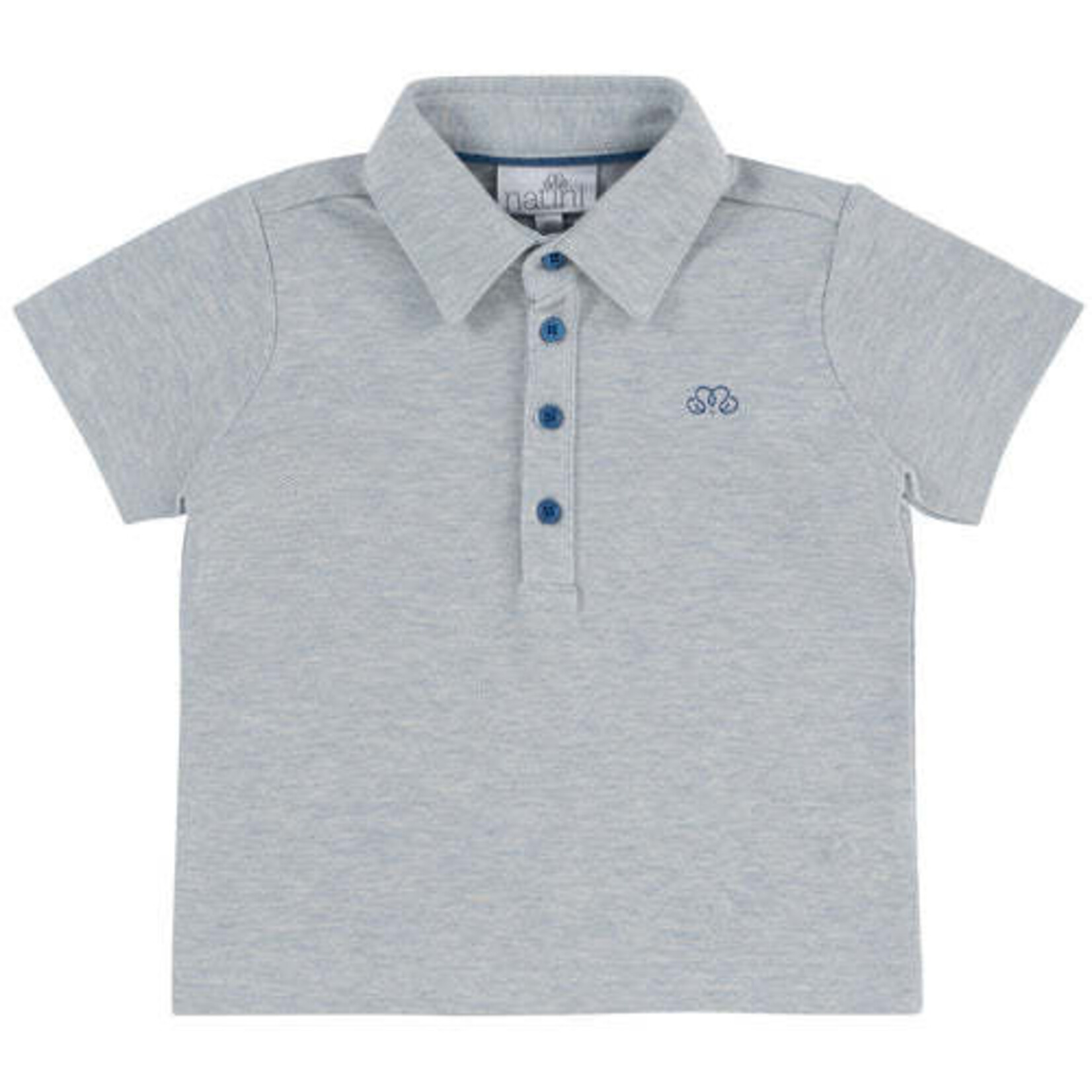 Natini POLO MELANGE MAXIME LIGHT BLUE