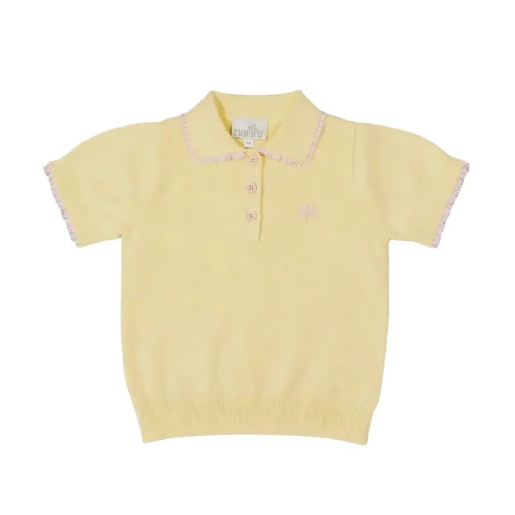 Natini TOP TRICOT BRIA YELLOW-PINK