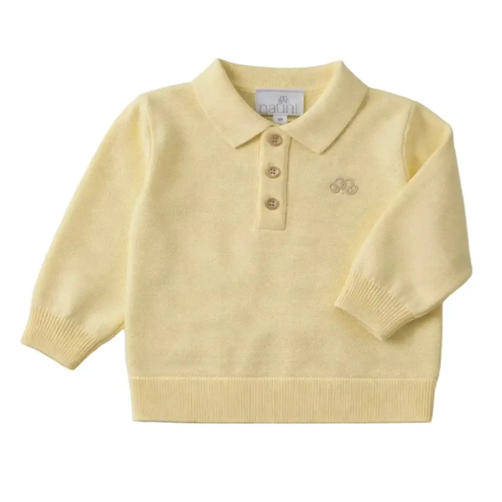 Natini POLO TRICOT BRAD YELLOW