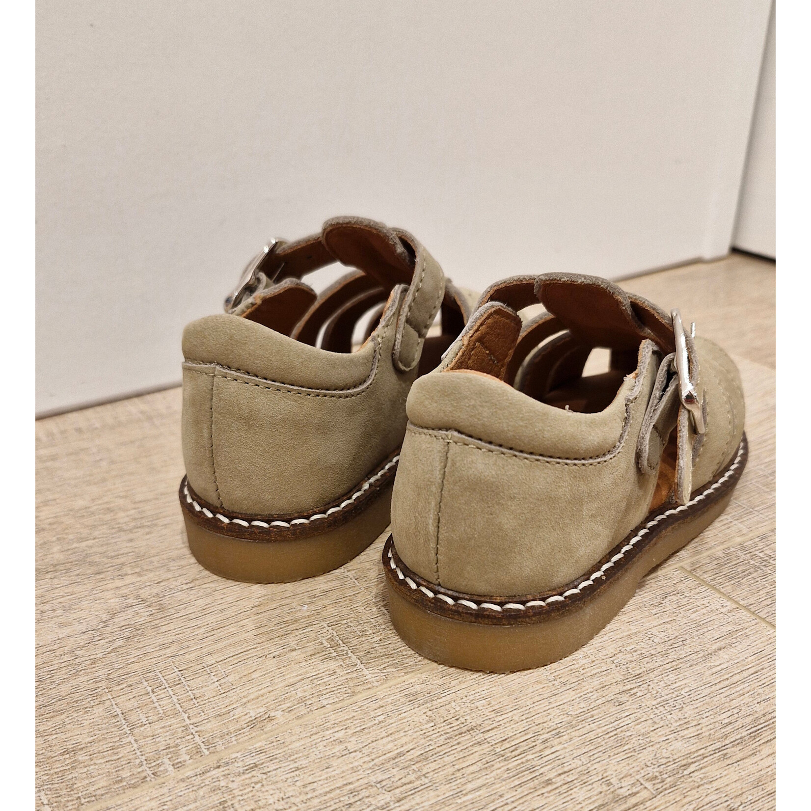 Atlanta Fisherman Sandal - Olive nubuk