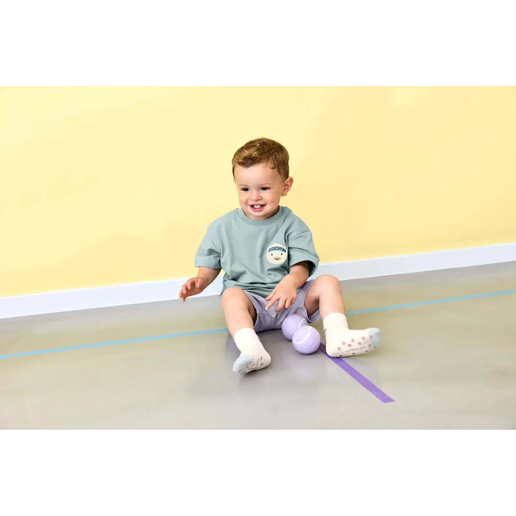 Lässig T-Shirt Jersey GOTS Duck granite green