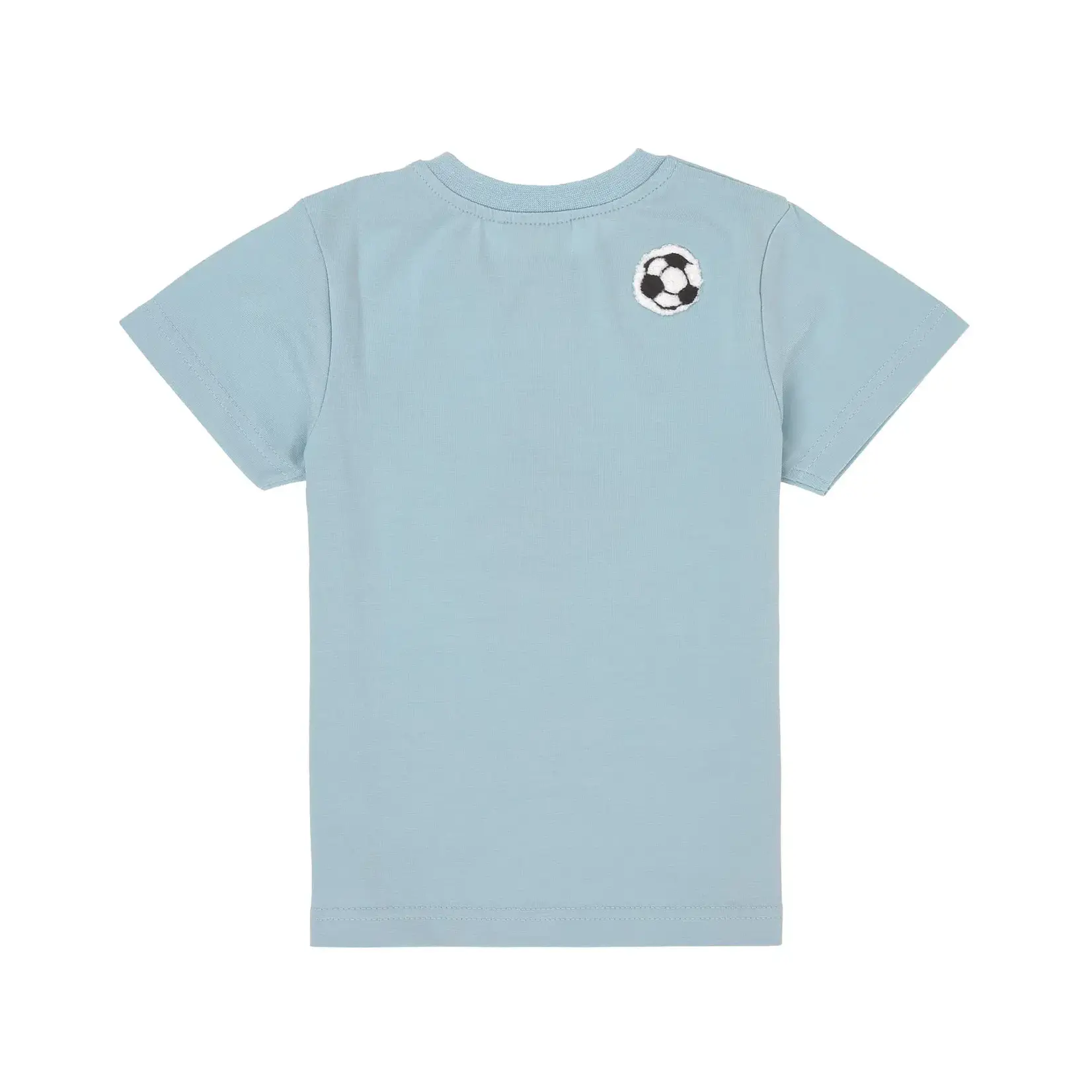 Lässig T-Shirt Jersey GOTS Dog pale blue