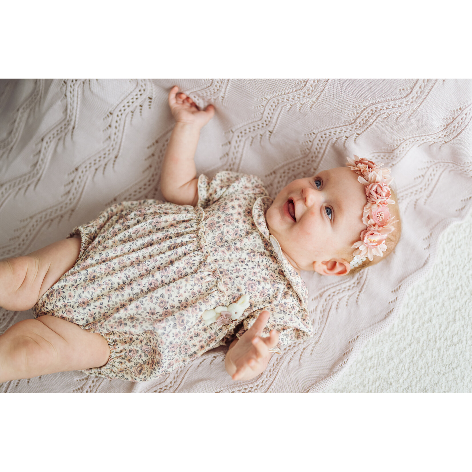 Jamiks FEDEJA pakje beige bloemen