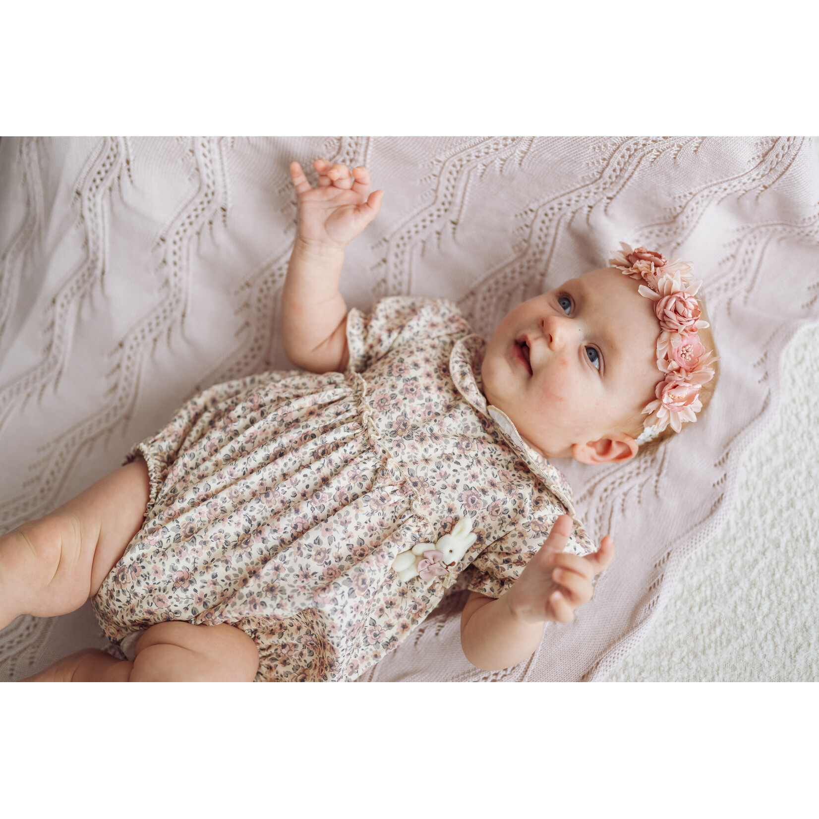 Jamiks FEDEJA pakje beige bloemen