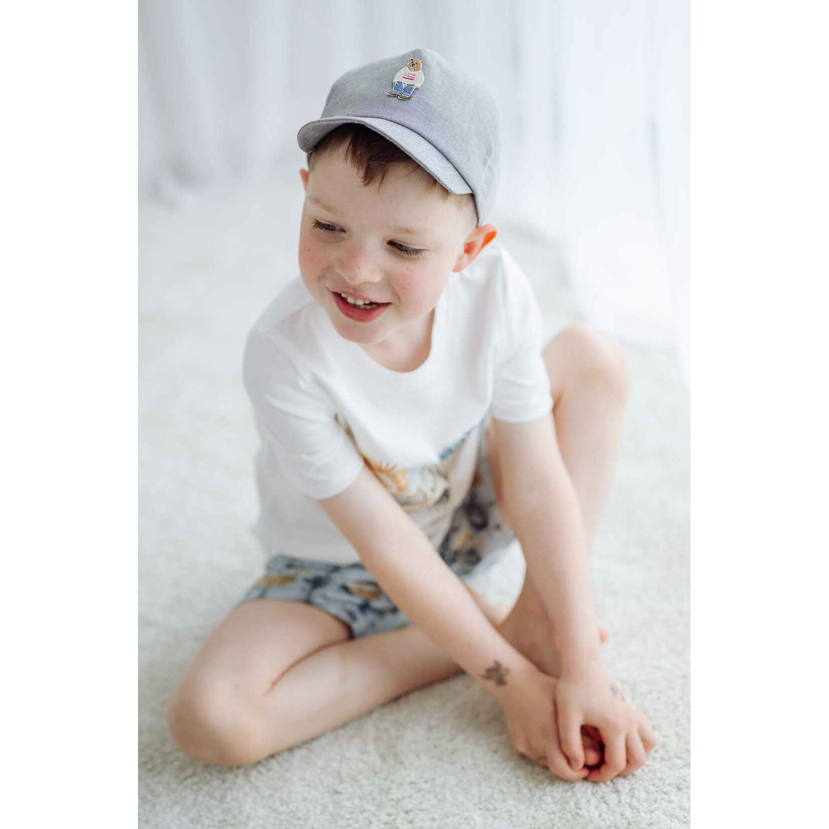 PETER bamboe set (blouse + shorts) borne