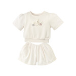 Jamiks ZIPPA Set (Blouse + Shorts) ecru