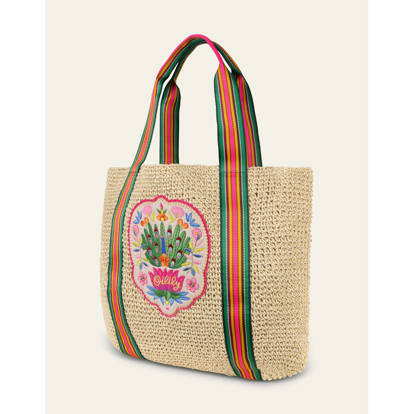 Oilily Oilily Straw Shopper Shifting Sand