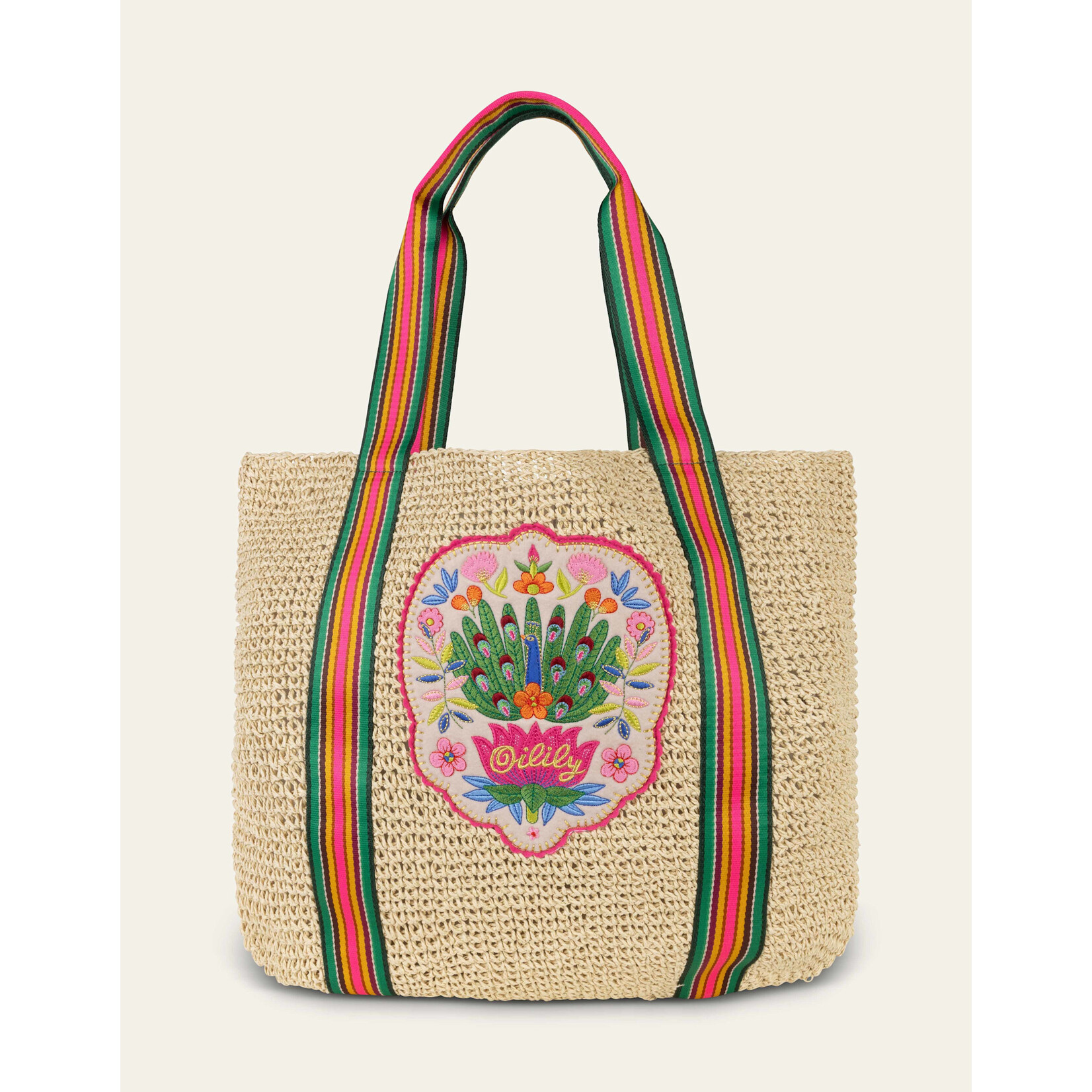 Oilily Oilily Straw Shopper Shifting Sand