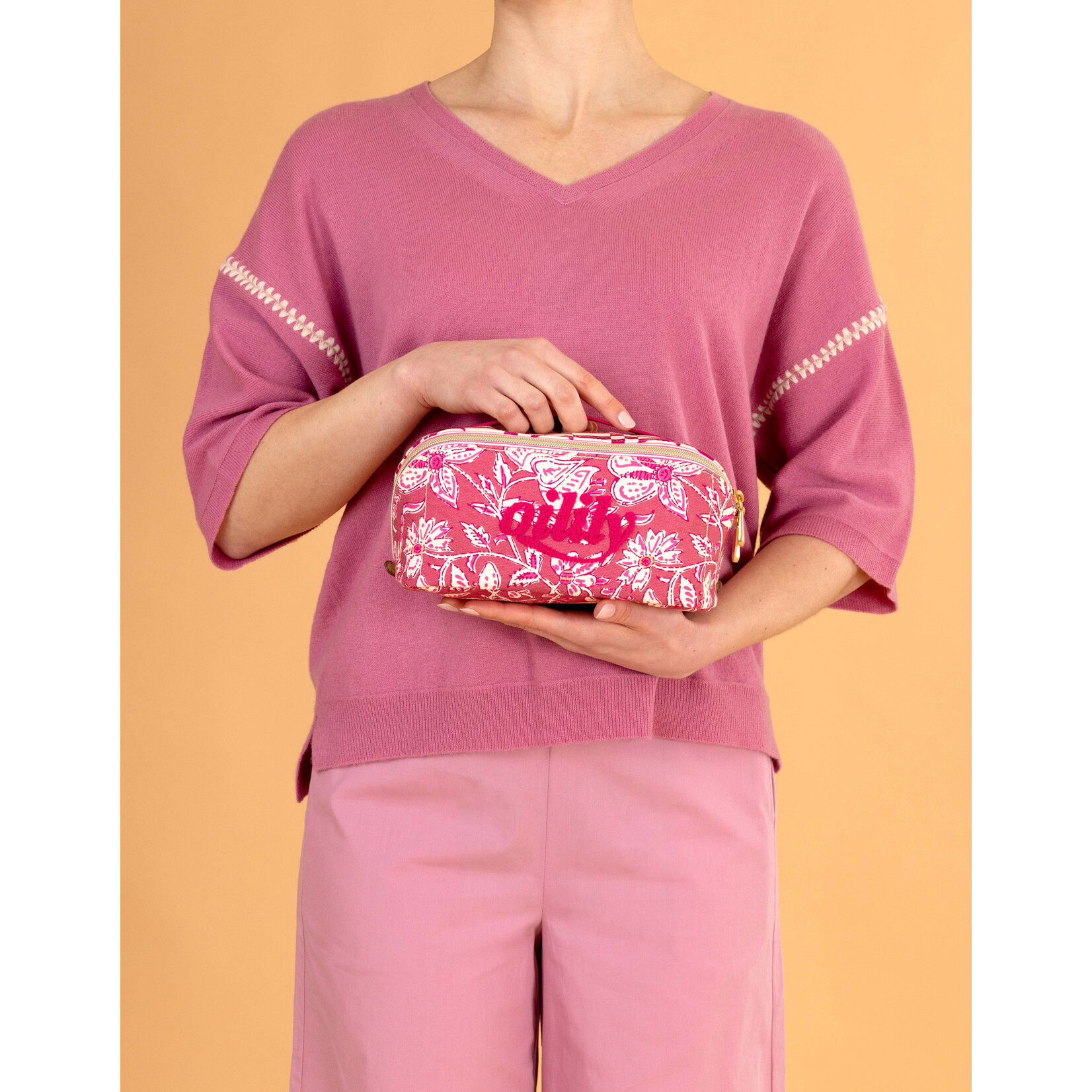 Oilily Cisse Cosmetic Bag Dusty Cedar