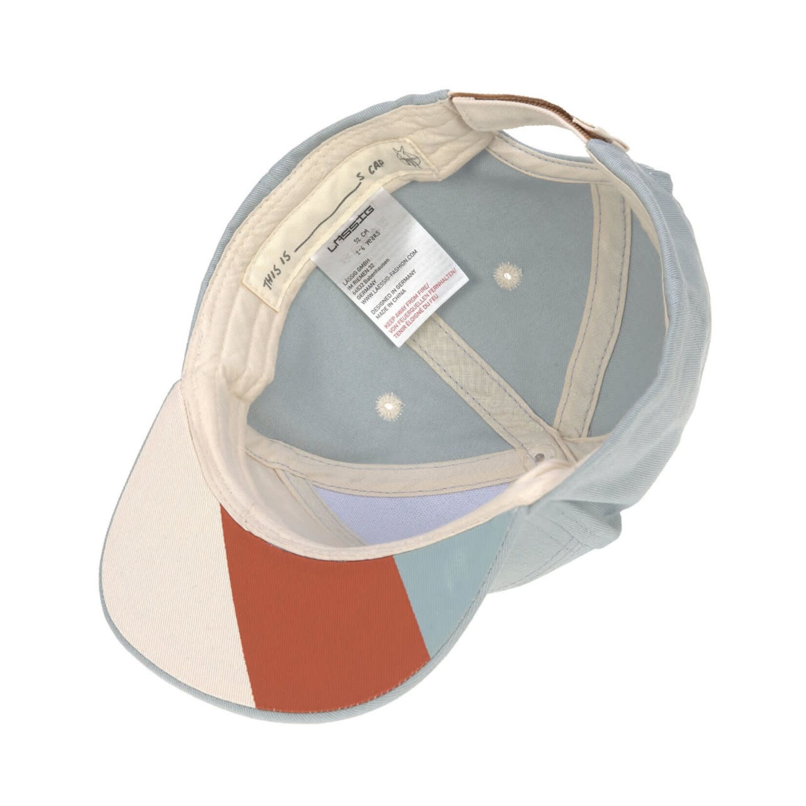 Lässig Kids Skater Cap Rainbow light blue