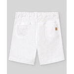 Paz Rodriguez WOVEN NEWBORN SHORT "ESENCIAL" White