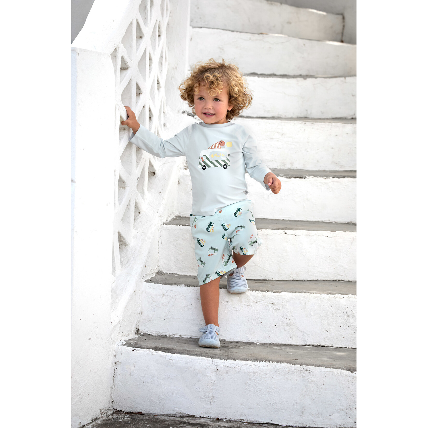 Lässig Long Sleeve Rashguard Ice Cream Truck