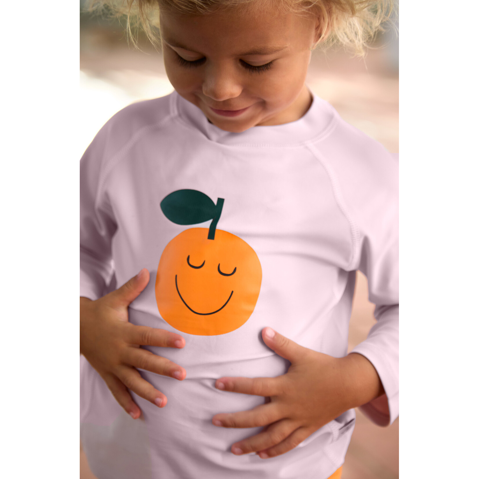 Lässig Long Sleeve Rashguard Orange pale pink