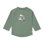 Lässig Long Sleeve Rashguard Scooter/Dog green