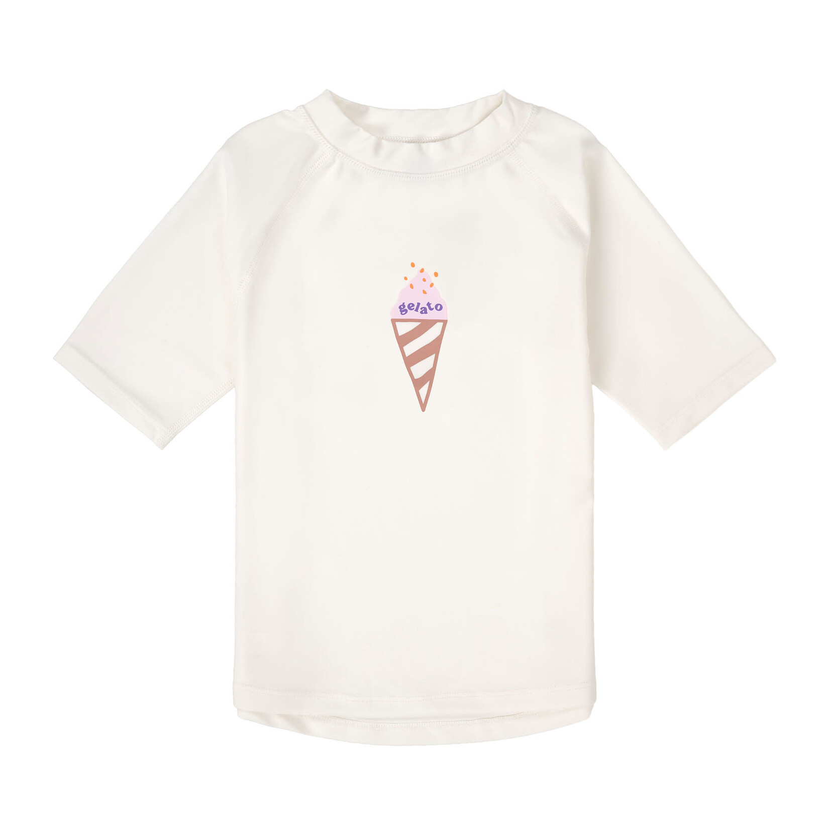 Lässig Short Sleeve Rashguard Ice Cream sea salt