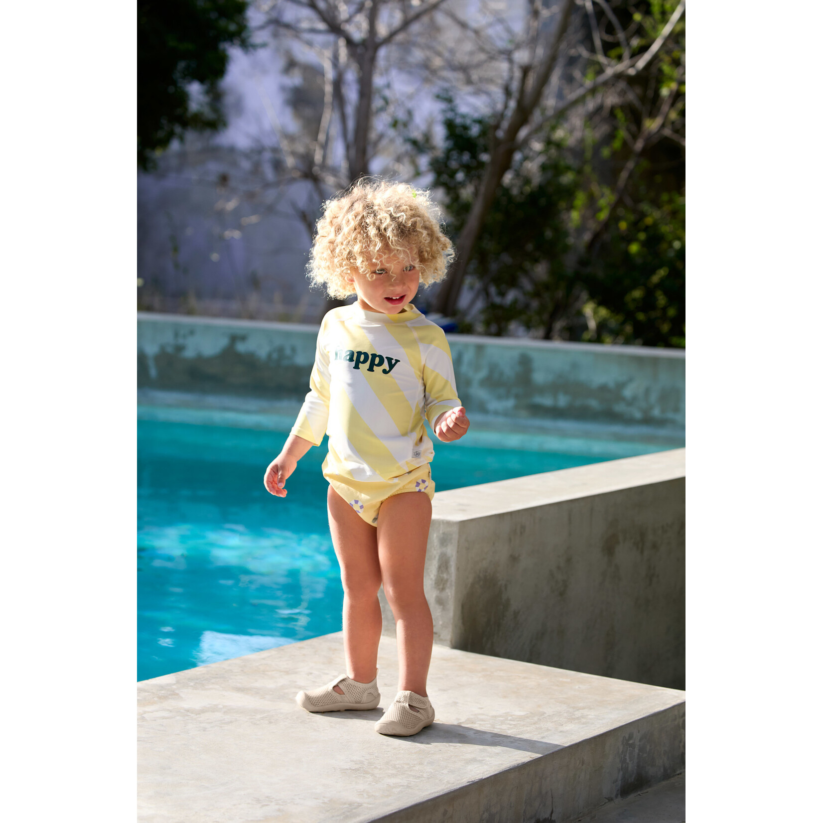 Lässig Swim Diaper Swim Ring pale yellow