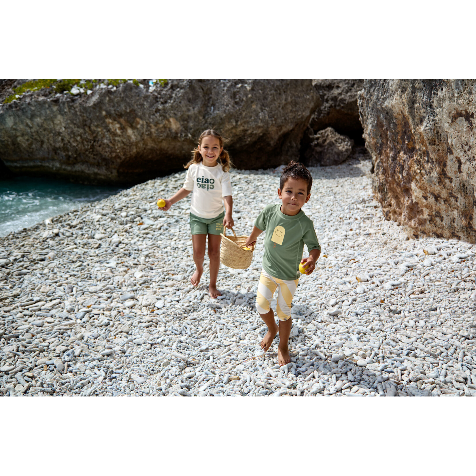 Lässig Short Sleeve Rashguard Popsicle green