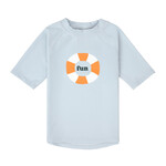 Lässig Short Sleeve Rashguard Swim Ring illusion blue