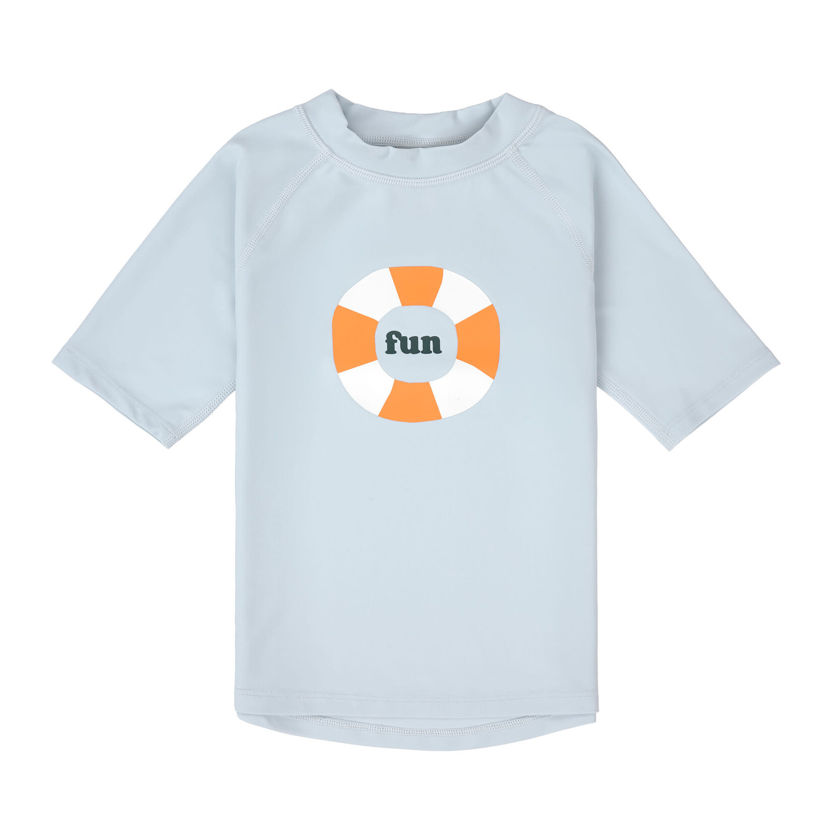 Lässig Short Sleeve Rashguard Swim Ring illusion blue