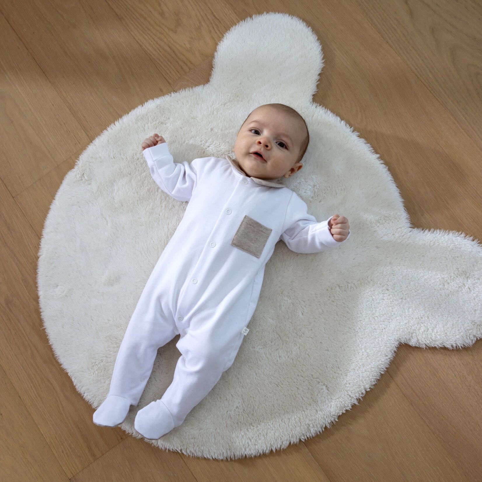 Living Nature Pyjama 1-delig Clément Wit/Beige