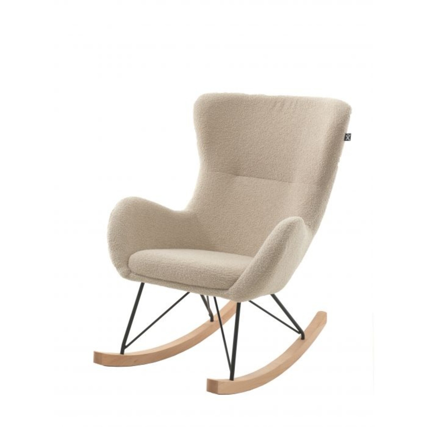 Vipack Furniture ROCKY SCHOMMELSTOEL MAXI BEIGE BOUCLÉ