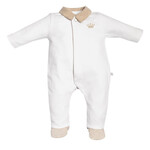 First 6213114 white/beige rompersuit