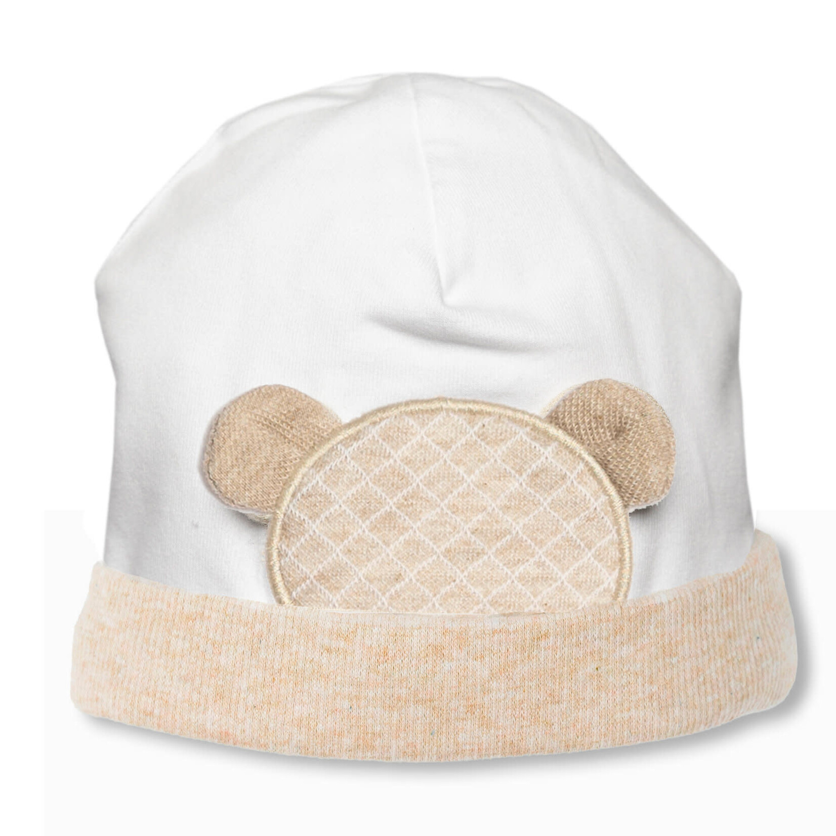 First 6205015 bonnet beige teddy bear