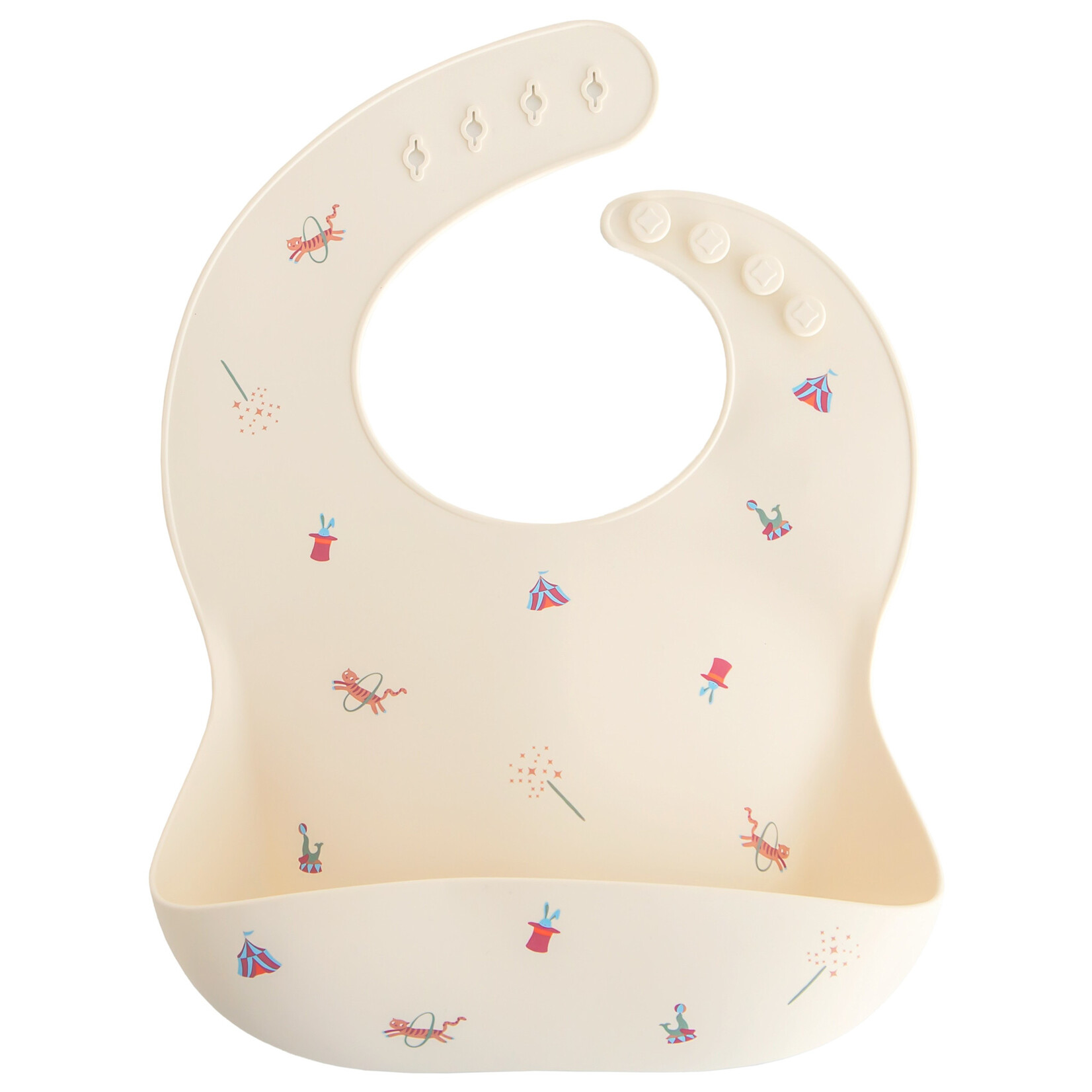 Mushie SILICONE BIB - Circus