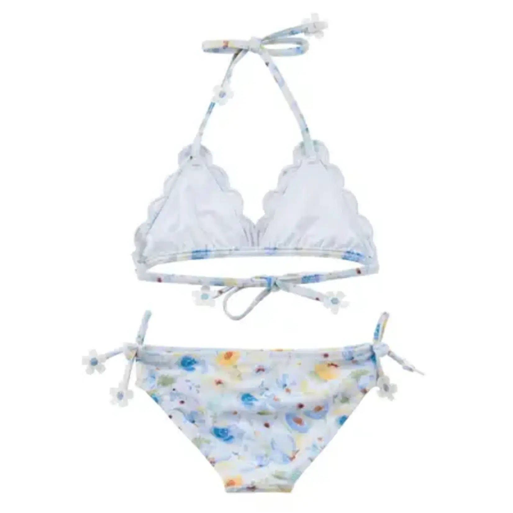 Natini BIKINI FLOWER  -  YELLOW-LIGHT BLUE