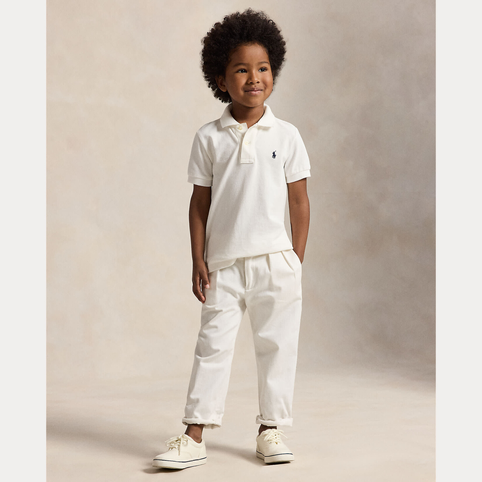 Ralph Lauren THE ICONIC MESH POLO SHIRT WHITE