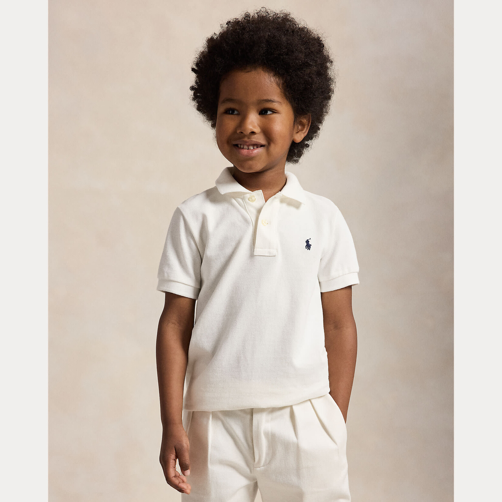 Ralph Lauren THE ICONIC MESH POLO SHIRT WHITE