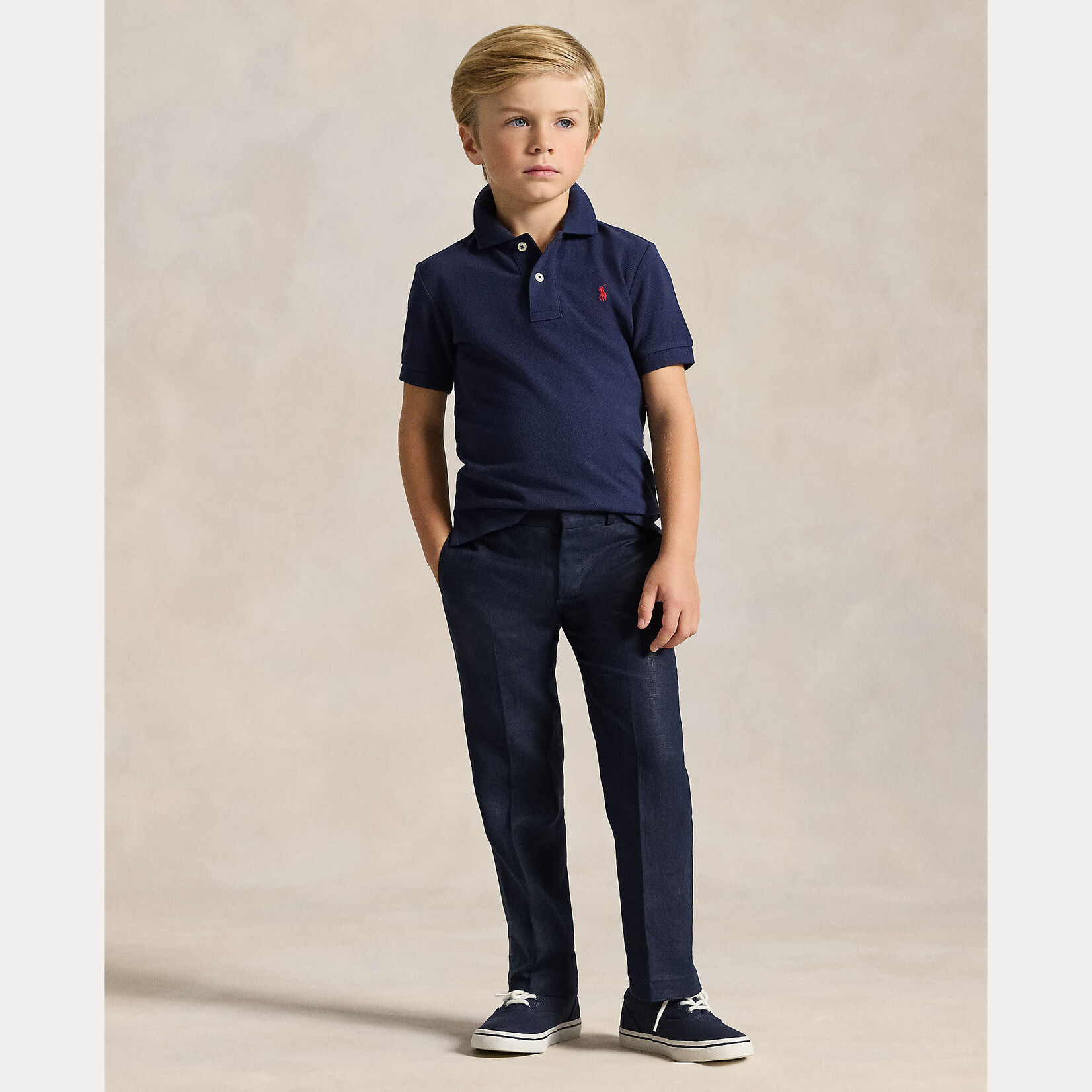 Ralph Lauren THE ICONIC MESH POLO SHIRT REFINED NAVY