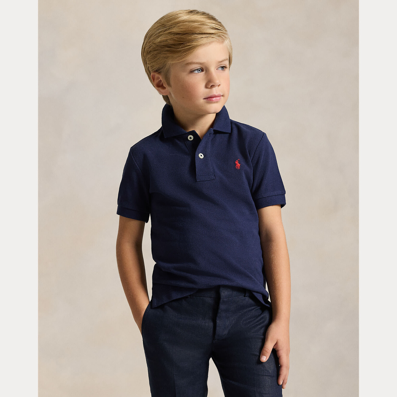 Ralph Lauren THE ICONIC MESH POLO SHIRT REFINED NAVY