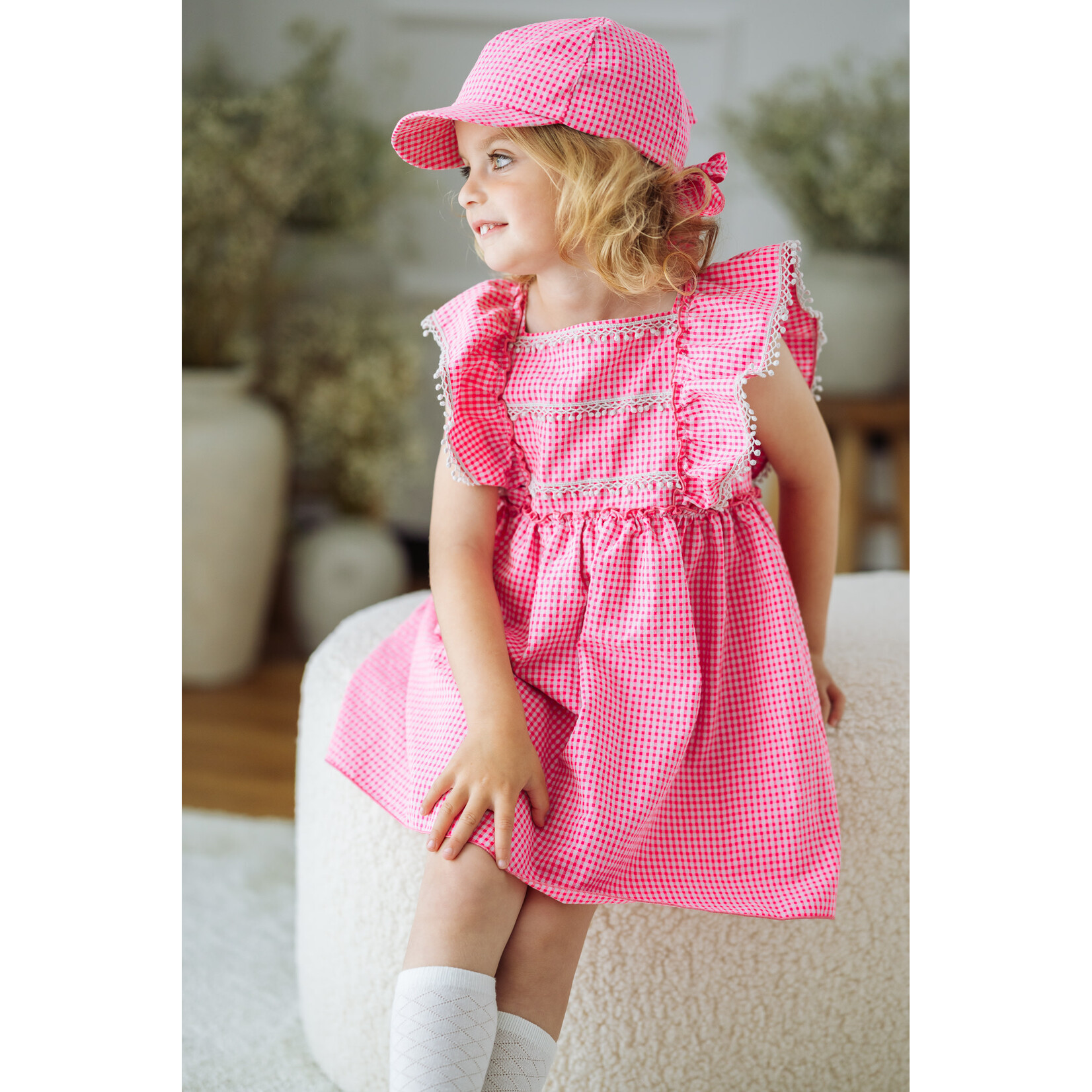 Jamiks CANDELLINA roze geruit