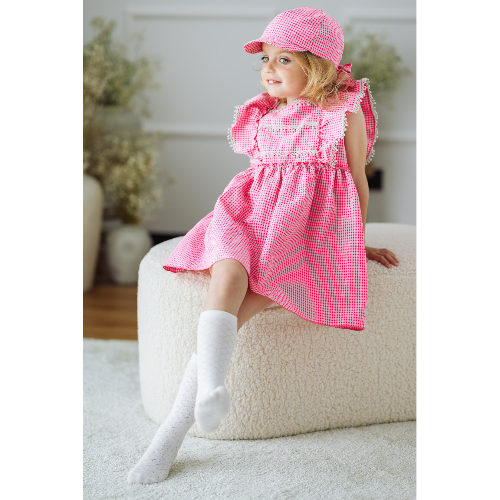 Jamiks CANDELLINA roze geruit