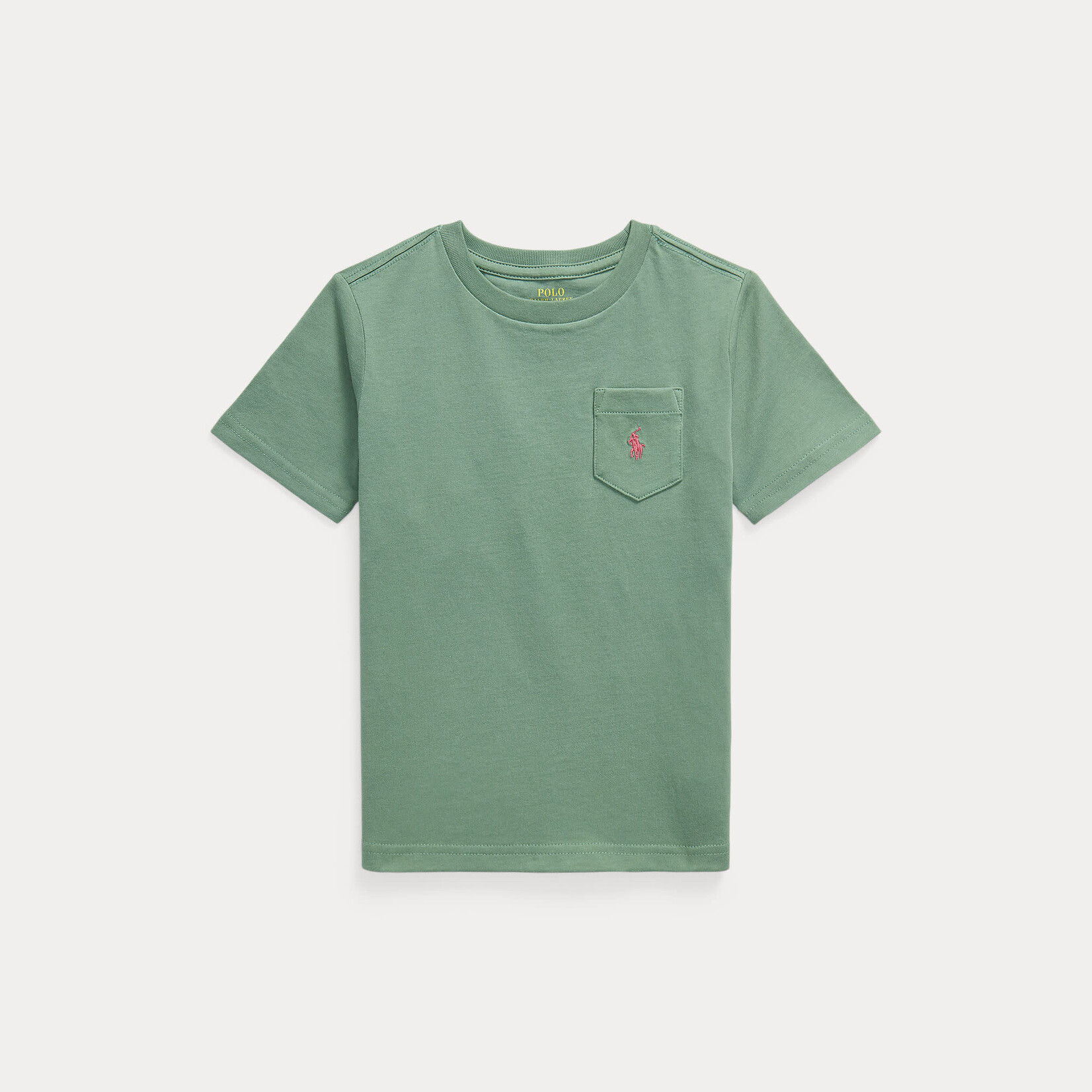 Ralph Lauren COTTON JERSEY POCKET TEE FATIGUE