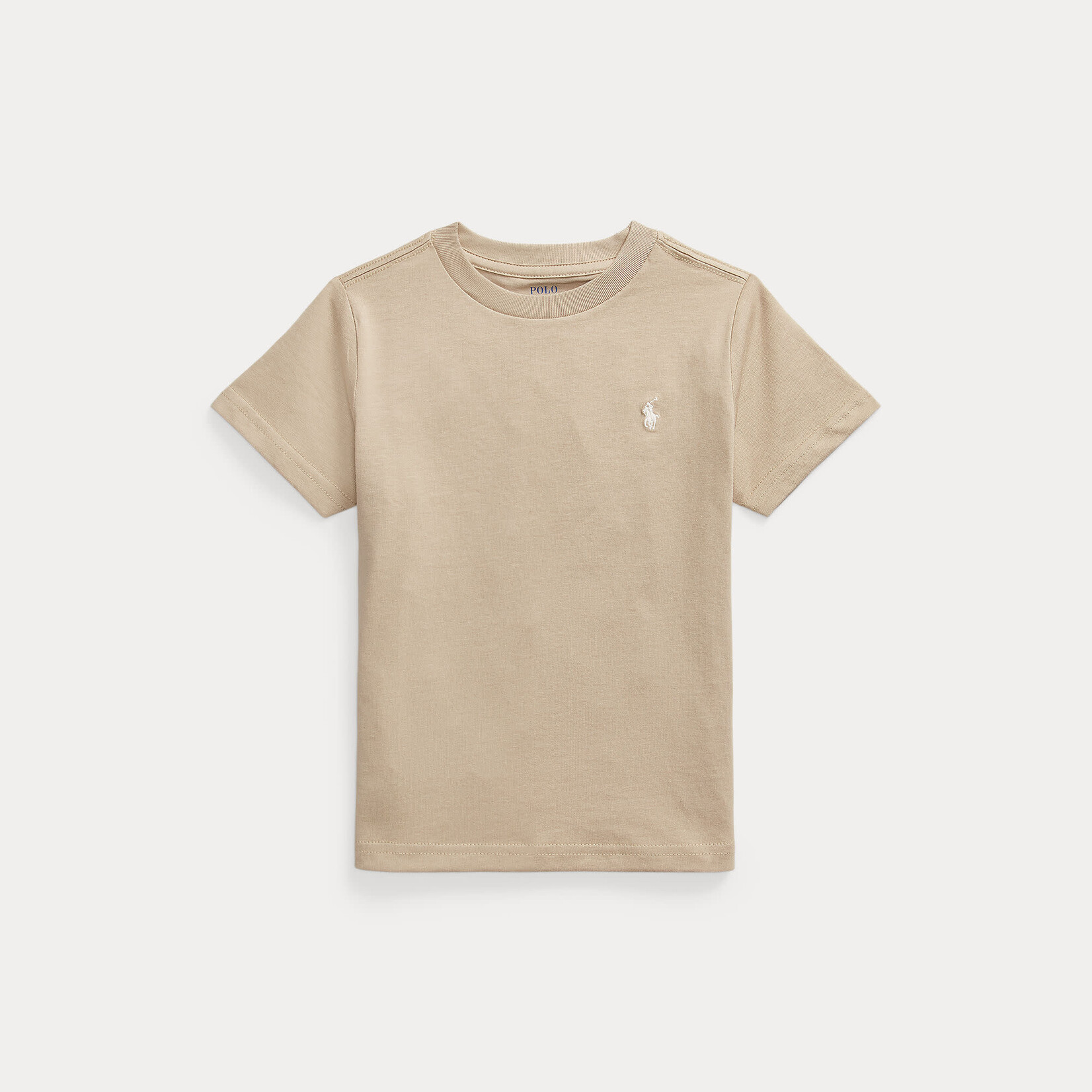 Ralph Lauren COTTON JERSEY CREWNECK TEE BEIGE/KHAKI